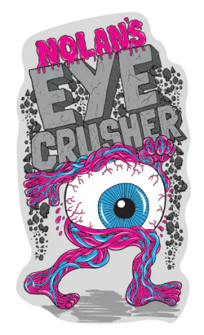 Heroin Skateboards Nolan Houghton Eye Crusher Sticker