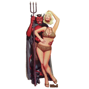 Blind Skateboards Devil and Jayne Sticker