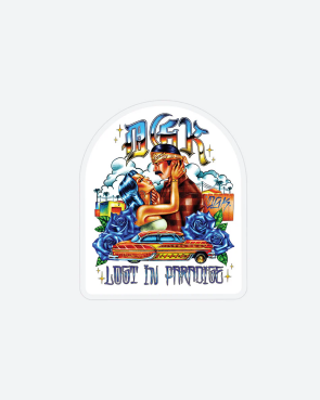 DGK Skateboards Lost In Paradise Sticker