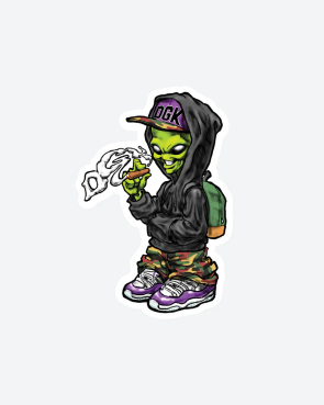 DGK Skateboards Martian Sticker