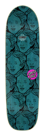 Santa Cruz Possessed Head FeelBase Shaped deck 8.5"