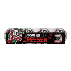 OJ Wheels Double Duro Eric Dressen Rose Skull Chubbies 56mm 99a/95a