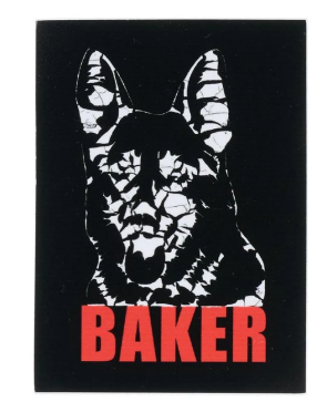 Baker Skateboards Figgy Bad Dawgg Sticker