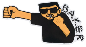 Baker Skateboards Sammy Baca Going Down Sticker