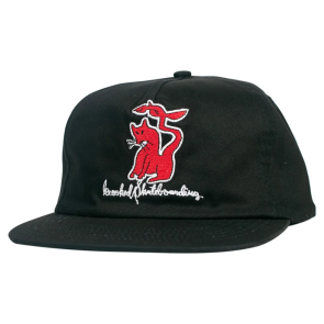 Krooked Kat Serpent Snapback Cap Black