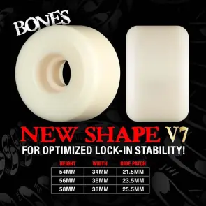 Bones wheels X-Formula X99 Double Lock V7 58mm 99a annuals
