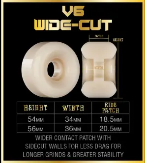 Bones wheels X-Formula X97 XF V6 Widecut 53mm 97a annuals