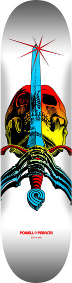 Powell & Peralta Skull & Sword Fade popsicle Deck...