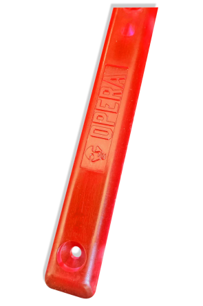 Opera Skateboards Red Clear Rails