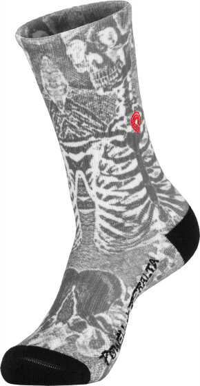 Powell & Peralta SAS Skeleton Poly Blend Socks Charcoal