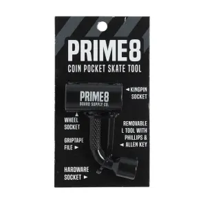PRIME8 Premium Skate Tools Pocket tool black