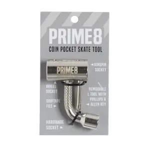 PRIME8 Premium Skate Tools Pocket tool silver