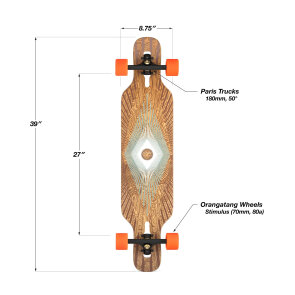 Loaded Tan Tien Prism Complete Longboard Flex 1
