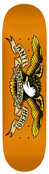 Anti Hero Skateboards DBX Eagle deck 8.75" Orange