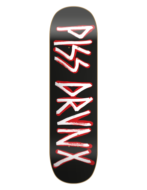 Piss Drunx Skateboards Paint Logo Deck 8"