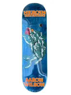 Heroin Skateboards Aaron Wilson Fish deck 8.75"