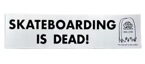 World Industries Skateboarding is Dead Sticker 9"