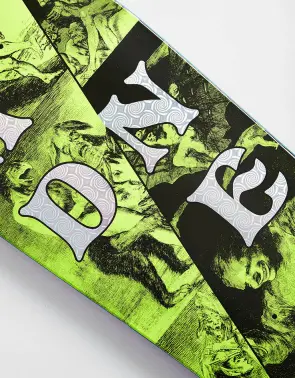 Madness Skateboards Split R7 Yellow/Holographic deck...
