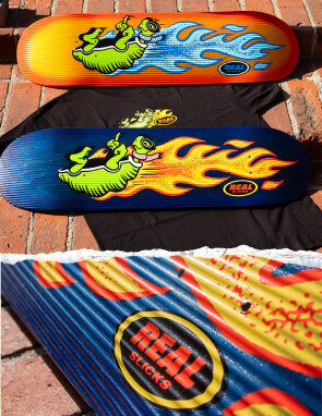 Real Skateboards Team Slick deck 8.25"