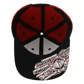 Independent Truck Co Sticker Slap Snapback Cap Maroon