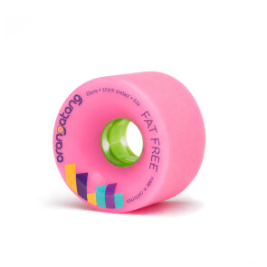 Orangatang Fat Free Wheels 65mm 83a Pink