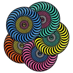 Spitfire Tri-Color Swirl Bighead Sticker 2.5"