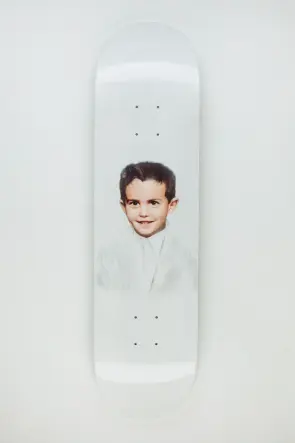 Fucking Awesome Dylan Rieder White Dipped Shape 1 deck...