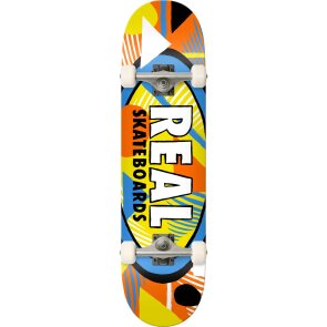 Real Skateboards Hatched Oval Mini Complete 7.3"