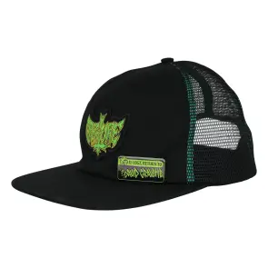 Creature Skateboards Gravette Hippie Skull Snapback Hat...