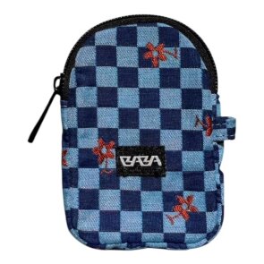 BABA Wallets mini bag wallet blue checker