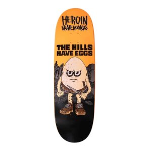 Heroin Skateboards Hills have eggs deck 9.5" sym