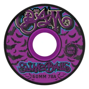 Slime Balls Bam Margera Guest OG Slime Black Wheels 60mm 78a