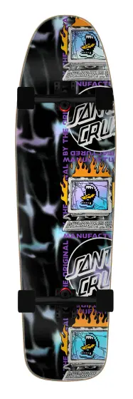 Santa Cruz Self Destruct Shaped Long Cruzer Complete...