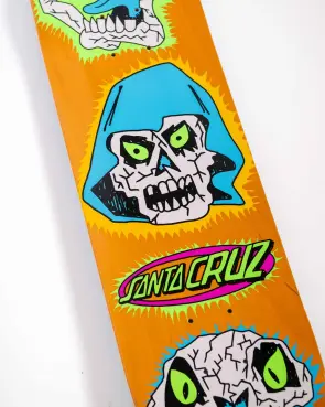 Santa Cruz Skateboards Scribble Head Feelbase deck 7.75"