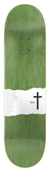 Zero Skateboards Sheckler Cross deck 8.25"