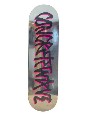 Concretewave Skateshop Chrome logo deck  9"