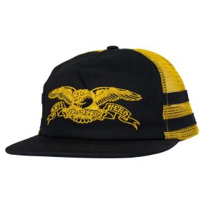 Anti Hero Basic Eagle Snapback Hat Black/Yellow