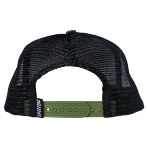 Spitfire Bighead Snapback Trucker Hat Olive Twill