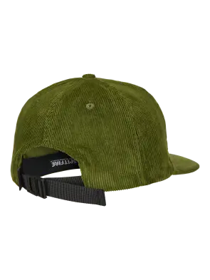 Spitfire Flame Out Strapback Hat Olive/Red