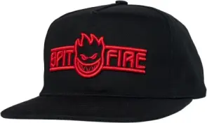 Spitfire Bighead Script Snapback Black/Red