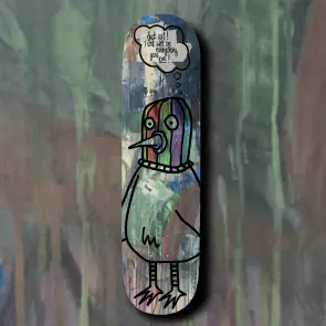 PARSE Skate Co. The Arttaube Twin Tail deck 8.375"