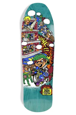 New Deal Andy Howell Tricycle Kid Teal deck 9.63"