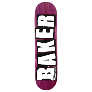 Baker Skateboards Brand Logo Veneers B2 Purple deck...