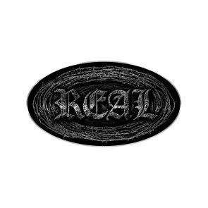 Real Skateboards Barbed Oval Sticker medium 7.5"